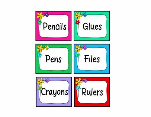 Printable Name Labels, Locker Labels, Mailbox labels, Bin Tags,Name Plates
