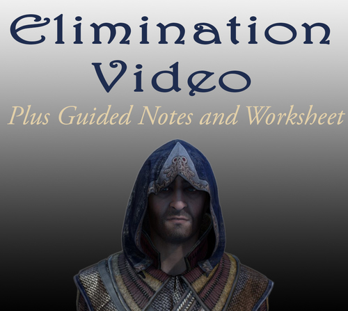 Preview of Solving Systems of Equations by Elimination Video