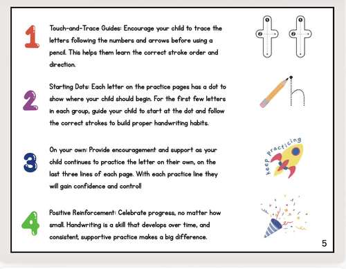 Systematic and Effective Handwriting Practice by Tessa Britt | TPT