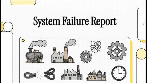 Industrial Revolution System Failure Report | Project-Based Assessment ...