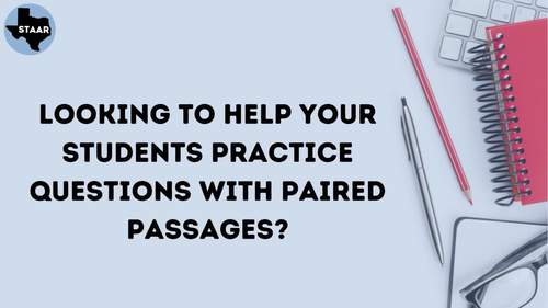 High School Paired Passages with Writing Prompts Homework Worksheet ...