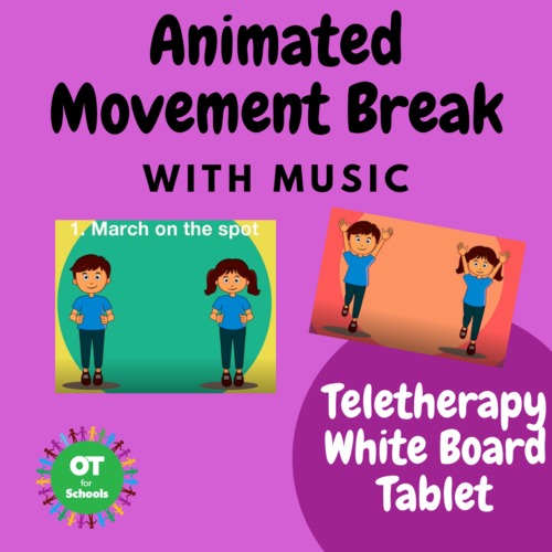 Preview of Animated Movement Break with Music