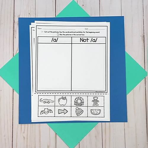 Beginning Sound Sort by Rhody Girl Resources | TPT