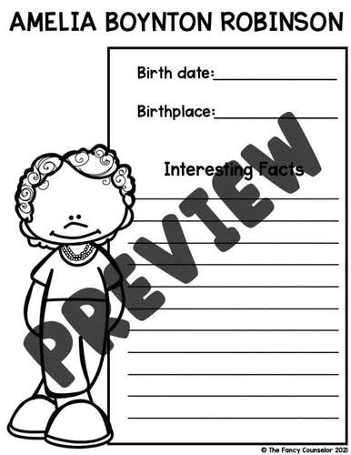 African American Black History Report Templates Women in Civil Rights ...