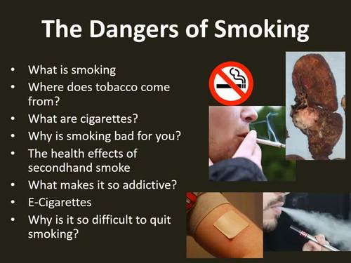 essay on the dangers of smoking