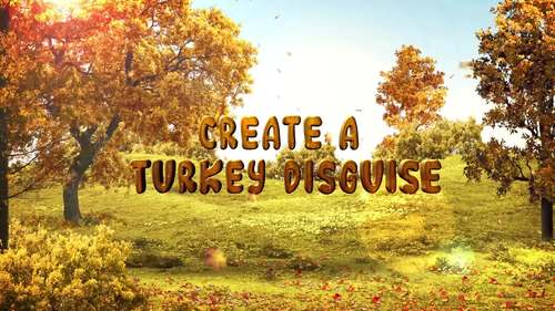 Thanksgiving - Create a Turkey Disguise - All Digital Writing Activity