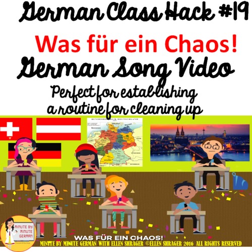Preview of 19_German Class Transition Video "Mess - Was für ein Chaos!!" for CI TPRS 90% TL