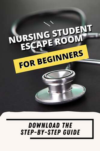 Game Template for Nursing Students Escape Room Canva Template TPT