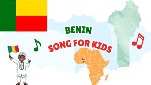 Preview of Benin Song for Kids | Learn About Benin | Africa Geography Music Video + Lyrics