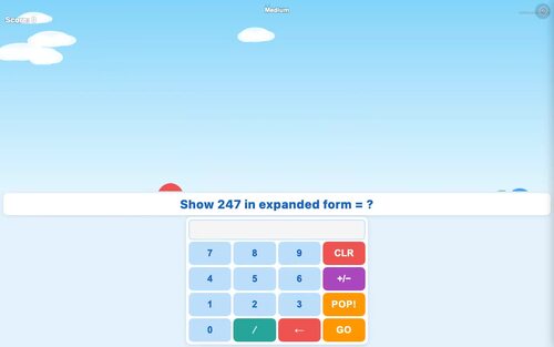4th Grade Math Reasoning Math Game | Math Center Chromebook