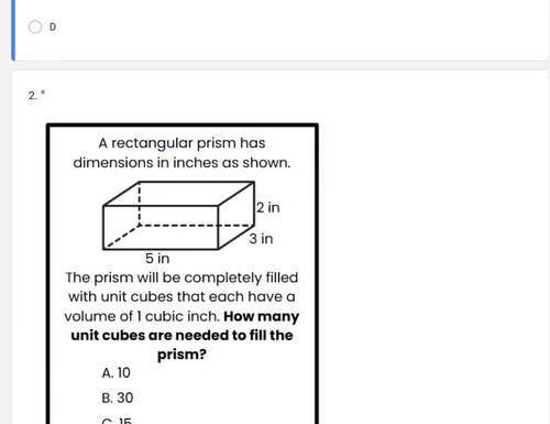 5th Grade Math Task Cards Geometry, Rectangular Prism, Quadrilateral Quiz Set 5