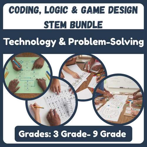 Coding, Logic & Game Design STEM Bundle | Computer Science Units For K ...