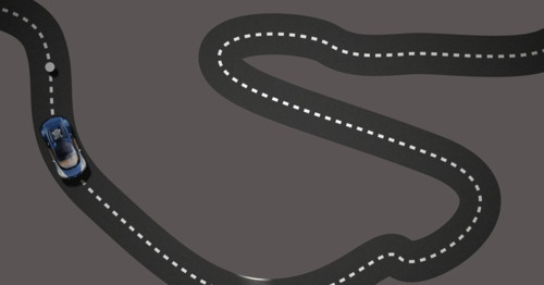 Preview of car ride animation for kids