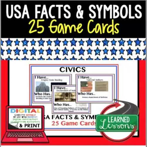 Civics Game Card BUNDLE (Civics & Government Bundle), & Distance Learning