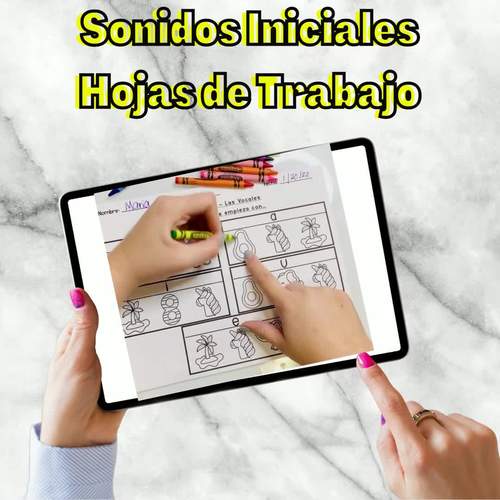 Sonidos Iniciales Worksheets by Ms Maria Mediavilla TPT