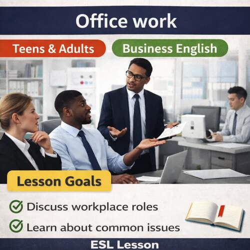 ESL Office Work & Workplace Culture | Office Stereotypes & Work Idioms