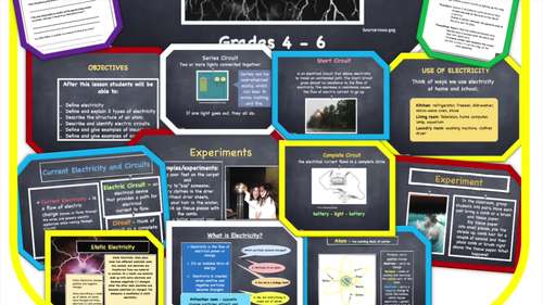 Electricity Science Lesson By Mrs Lena Tpt