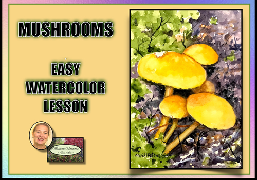 Preview of Easy Watercolor Mushrooms