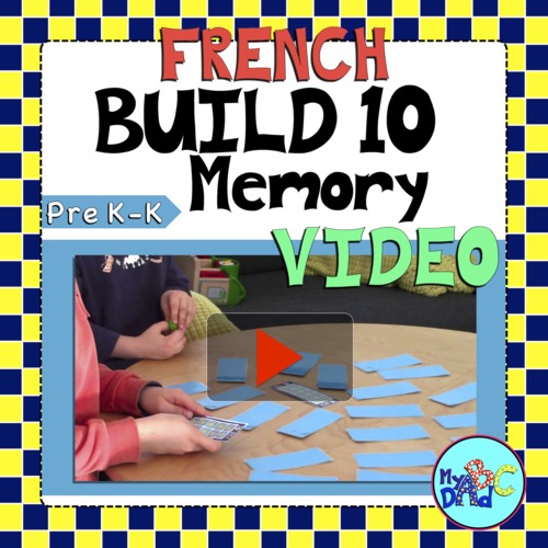 How to Play Build 10 Memory in French Video MiniLesson TpT