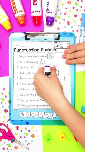 Spring Early Finishers - Print & Go Review Pages for 1st Grade | TPT