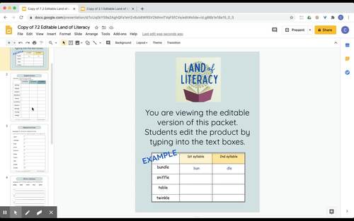 DIGITAL Worksheets: Wilson 2.4 Aligned (Blends & Suffix s) Distance ...