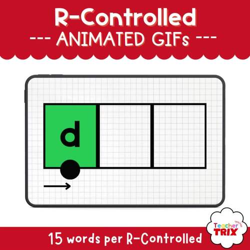 R-Controlled Animated GIFs – Version 2 | Phonics Science of Reading Aligned