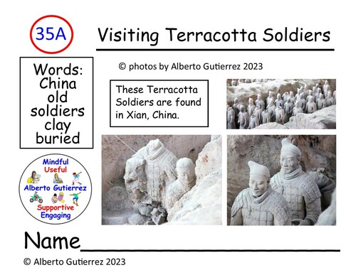 Preview of Read Aloud Video: Visiting Terracotta Soldiers #35A