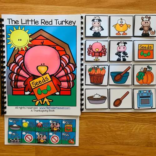 Thanksgiving Adapted Books And Activities by File Folder Heaven | TpT
