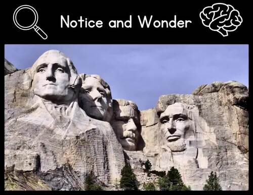 KINDER: Metacognition Notice and Wonder Slides and Anchor Charts