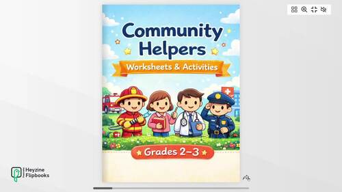 Community Helpers Worksheets | Grade 2–3 Reading & Writing Activities
