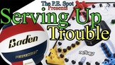DIY PE Game: Physical Education Video Lesson: Serving Up Trouble