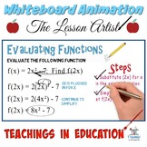 Evaluating Functions #1: Whiteboard Animation