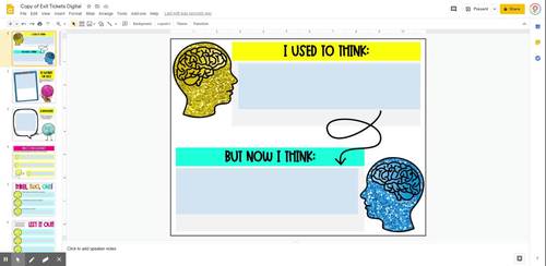 Digital Exit Tickets Digital and PDF Versions by Create-Abilities