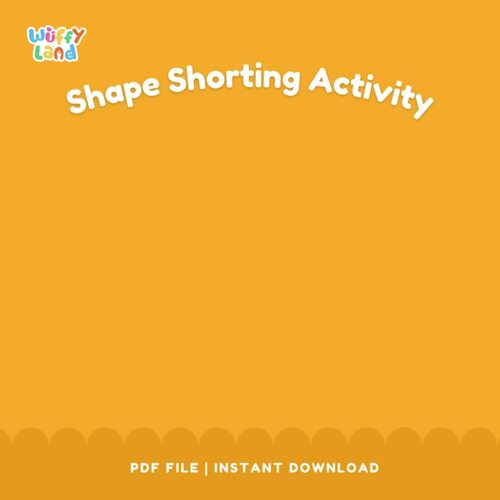 2D Geometric Shape Sorting Activity Cut and Paste Basic Learning by ...