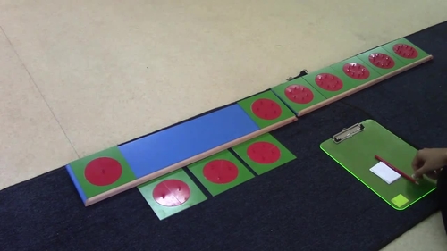 Preview of Montessori Fractions (Numerator lesson)
