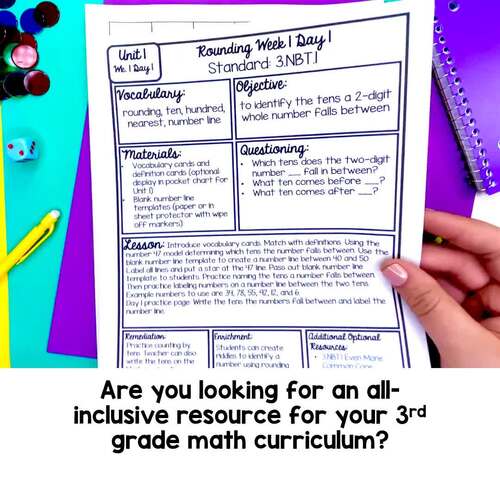 3rd Grade Math Worksheets Word Problems Games Centers 3rd Grade Math Curriculum