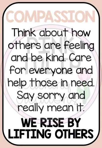 Values Posters Earth Tones - Classroom Decor by Pink Tulip Teaching ...