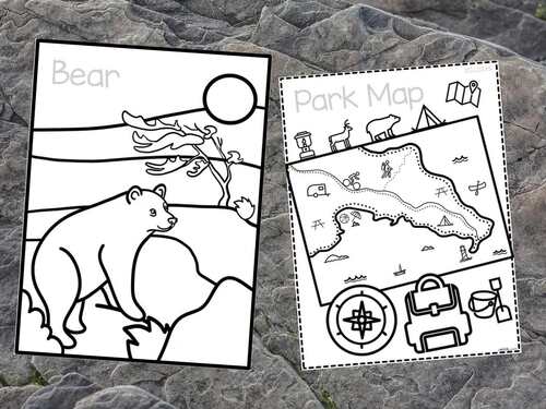 Killbear Provincial Park Special Edition Colouring Pages by MUD&marbles