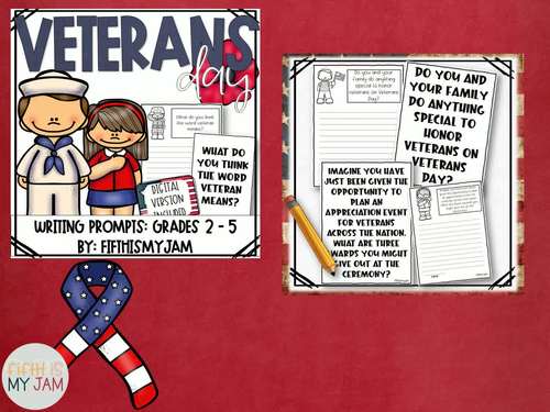 Veterans day writing prompts for 5th grade