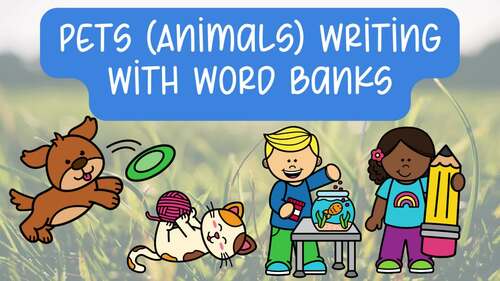 Pets Writing Pets Animal Unit Worksheets Dogs Cats PreK Kindergarten ...