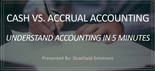 Preview of Cash vs. Accrual Accounting Method Lecture and Slides w/ Practice Problem