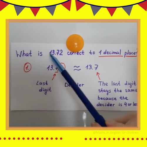 Preview of Example of rounding decimals in Russian