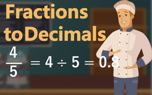 Preview of Fractions to Decimals: Use Long Division