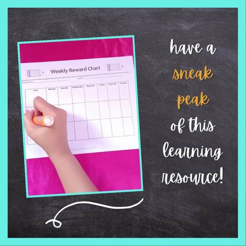 Weekly Reward Chart by Behavioral Concepts Store | TPT