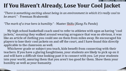 Preview of COMPLETE TEACHER Lesson 37 - If You Haven’t Already, Lose Your Cool Jacket