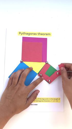 Pythagoras Theorem Activity | Printable Math Worksheet | Geometry Hands-On Learn
