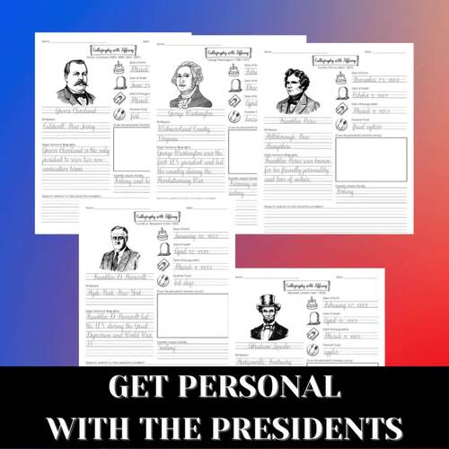 U.S. PRESIDENTS FACTS | USA HISTORY AND GOVERNMENT | Cursive ...