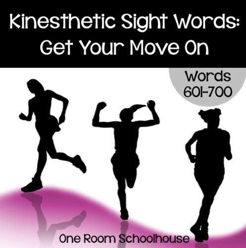Preview of Kinesthetic Sight Words: Get Your Move On! (Set 7)