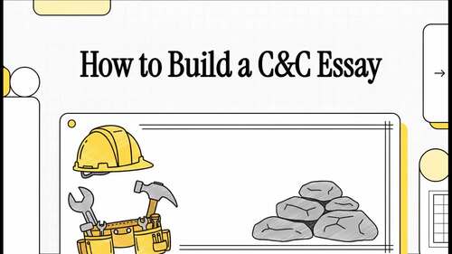 Preview of How to Build a Compare and Contrast Essay