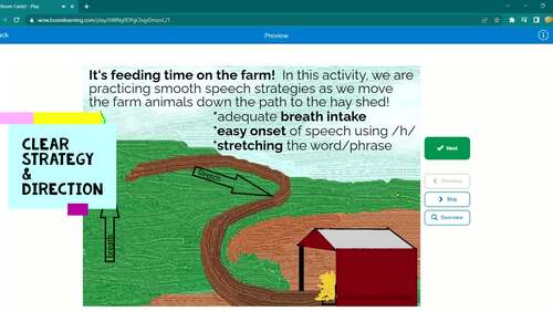 Easy Onset Stuttering Therapy in Phrases: Down on the Farm! | TPT
